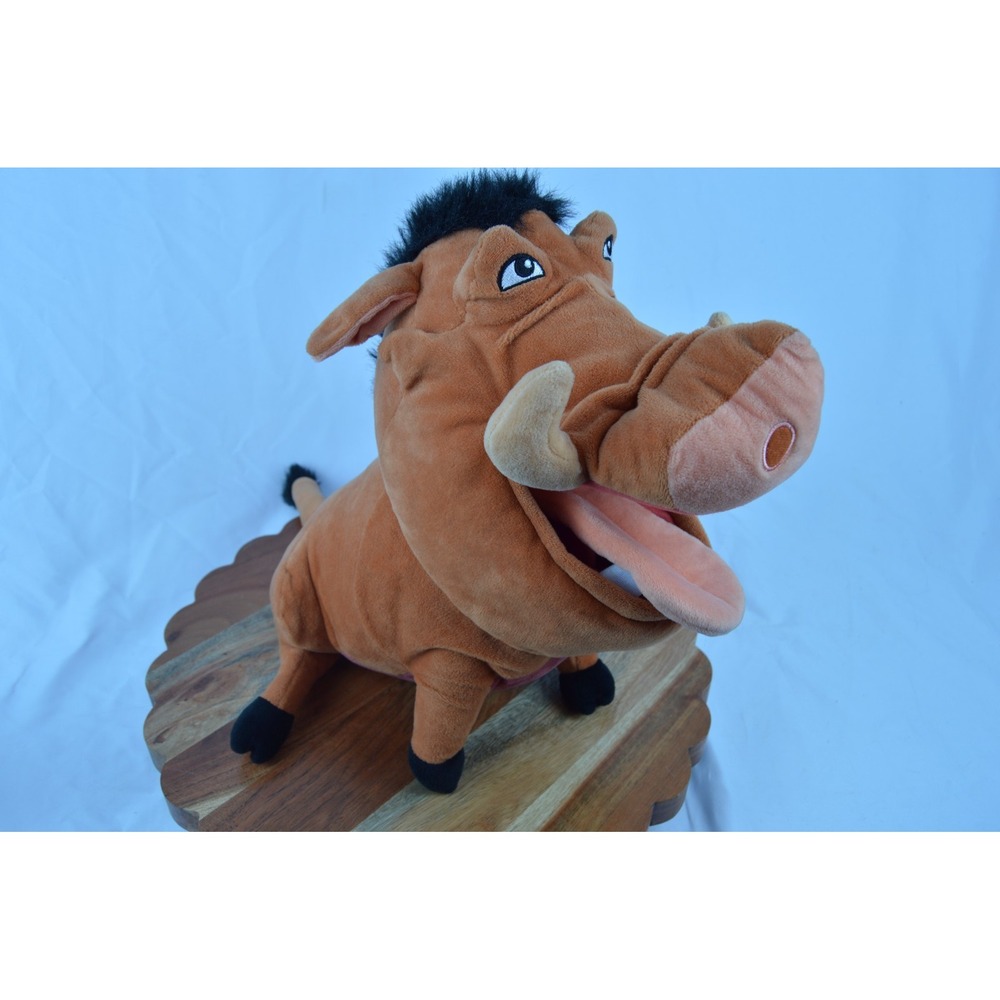 Disney The Lion King Pumba  - 14" Large Plush - NO Bugs Grubs Accessory